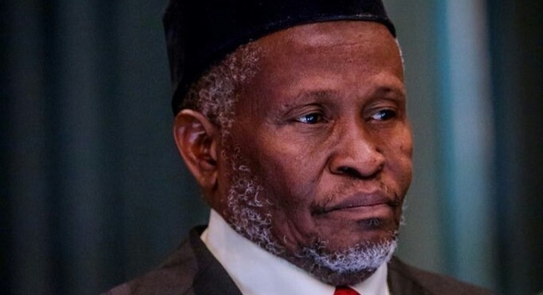 Justice Ibarahim Tanko Muhammad was confirmed as the Chief Justice of Nigeria by President Muhammadu Buhari in July 2019.  (Guardian)