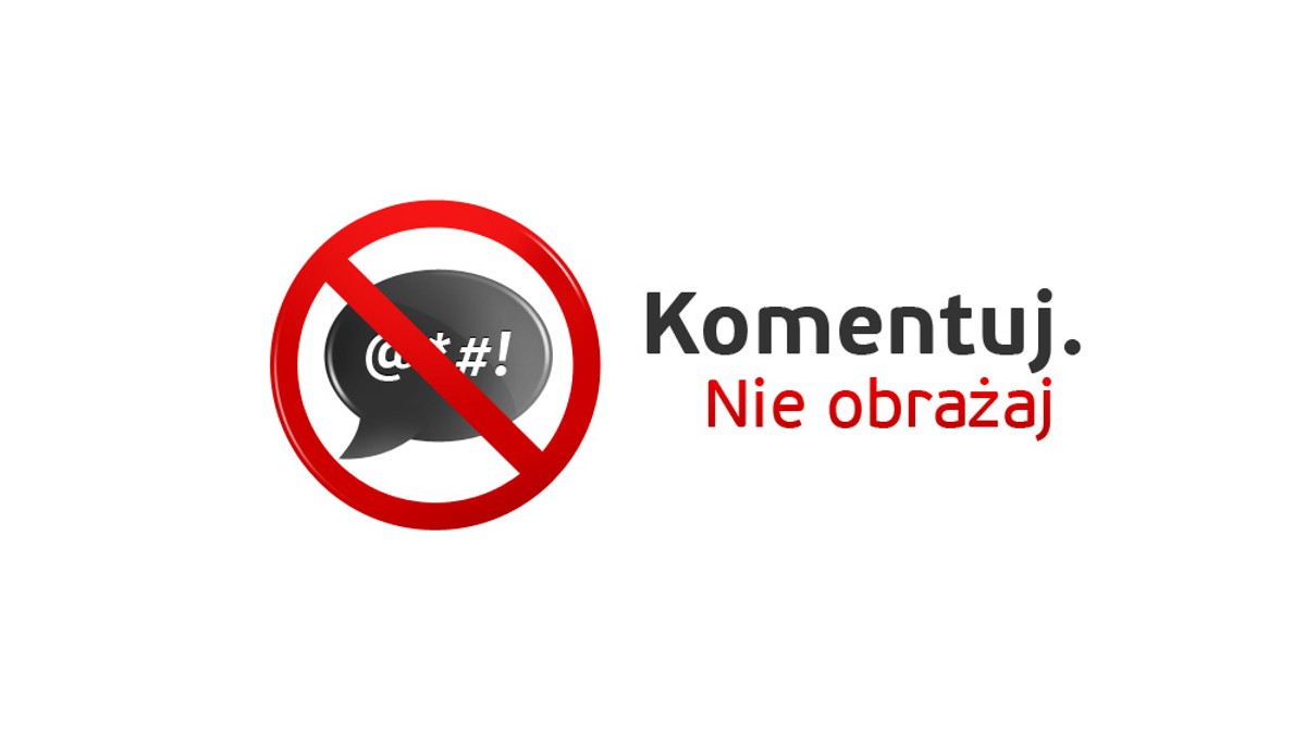 "Komentuj. Nie obrażaj" - to hasło akcji, która wystartowała w polskim internecie z udziałem największych polskich mediów. Jej cel to podniesienie poziomu kultury wypowiedzi w sieci. - Szanujemy wolność wypowiedzi, ale tez czujemy się odpowiedzialni społecznie za kształtowanie środowiska nowych mediów i całej przestrzeni on-line’owej - mówi Paweł Klimiuk, rzecznik Onetu, który jest pomysłodawcą akcji.