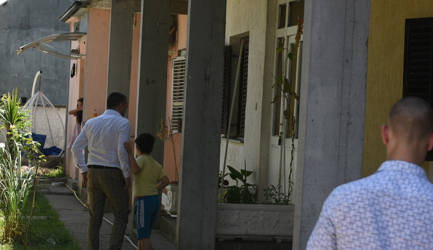 Marjanović u zagrljaju dečaka