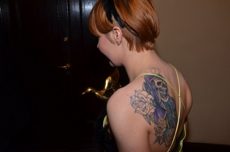 Tatuaż gwiazdy: Roma Gąsiorowska na rozdaniu Złotych Kaczek