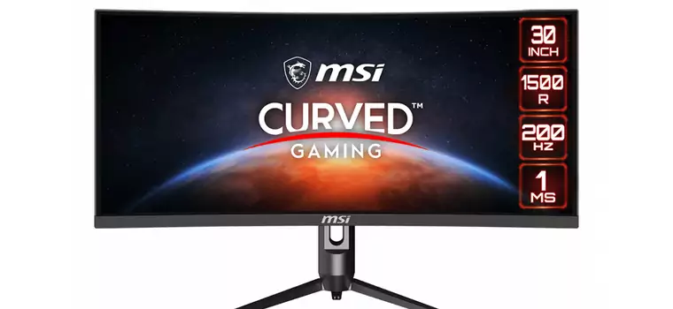 MSI Optix MAG301CR2 - monitor ultrapanoramiczny z odświeżaniem 200 Hz