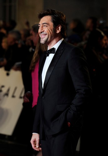 Javier Bardem na premierze 'Skyfall'