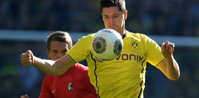 Robert Lewandowski strzela kolejne gole dla Borussi