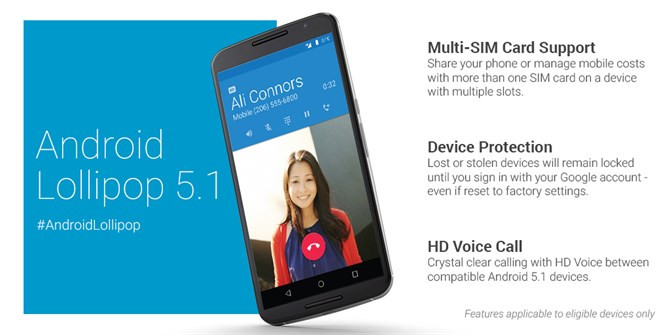 Android 5.1 dostępny jest na razie tylko dla wybranych Nexusów