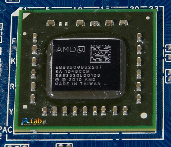 APU AMD E-350 z GPU Radeon HD 6310
