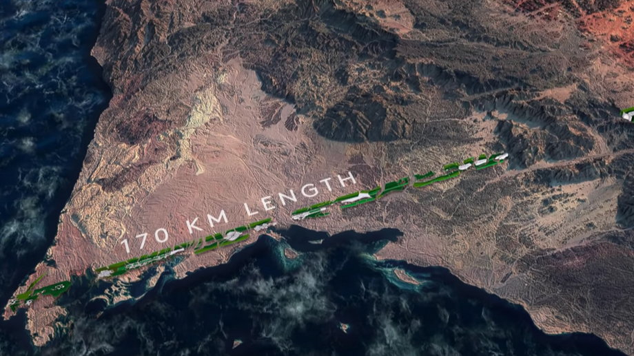 The Line ma mieć 170 km długości