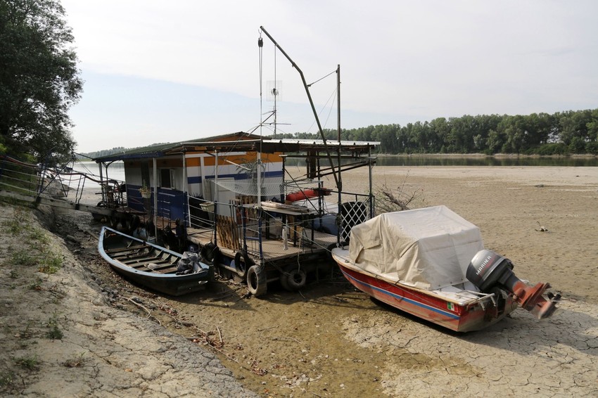 Presušila reka Po u Italiji usled vrućina