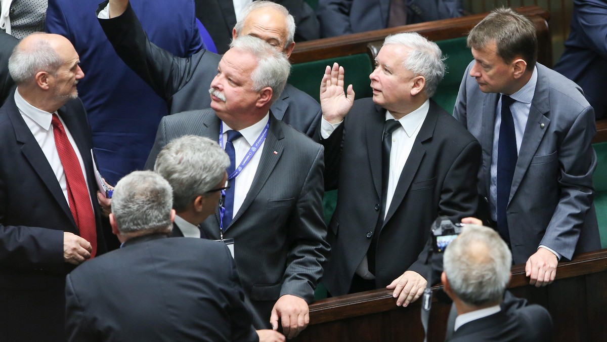 Jarosław Kaczyński Mariusz Błaszczak Antoni Macierewicz