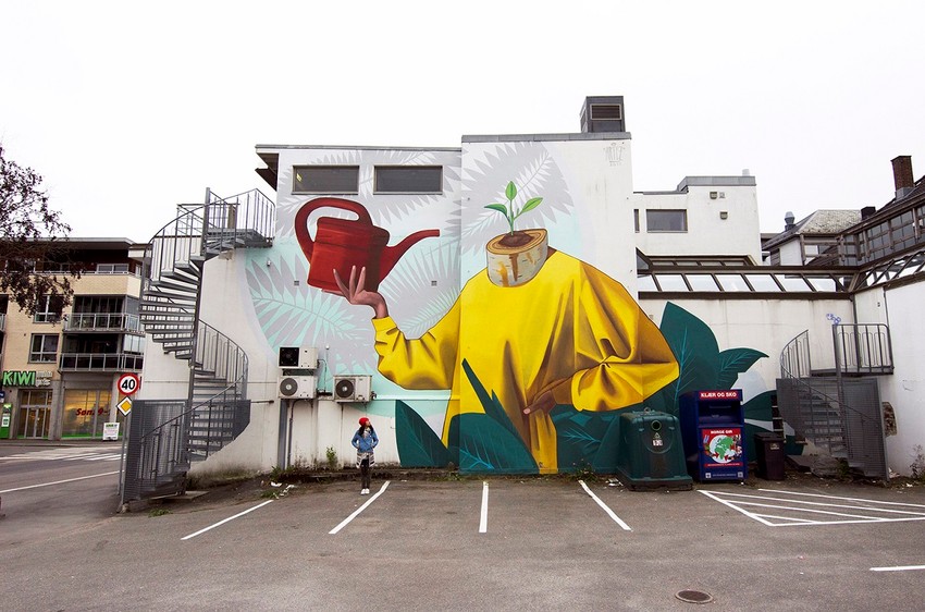 Rad našeg umetnika Arteza "Never Give Up" u Norveškoj