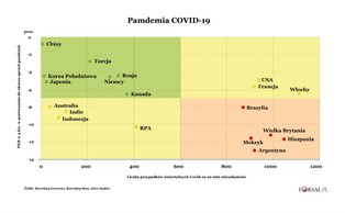 Walka o ludzkie życie i gospodarkę jednocześnie? Oto kraje, którym wychodzi to najlepiej