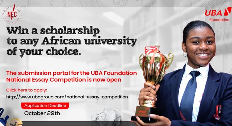 UBA Foundation’s National Essay Competition (NEC) 2021 ready to receive digital applications