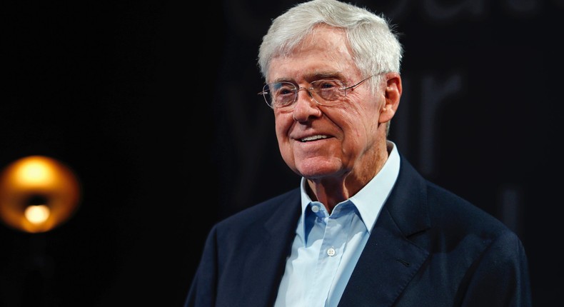 Charles Koch appears at The Broadmoor Resort in Colorado Springs, Colo., in 2019.David Zalubowski/Associated Press