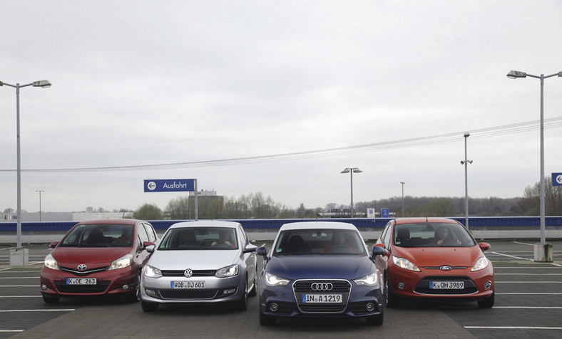 Audi A1 Sportback kontra Ford Fiesta, Volkswagen Polo i Toyota Yaris: mieszczuch z turbo czy bez?