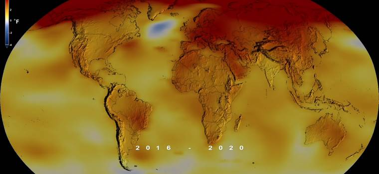 NASA: 2020 był najcieplejszym rokiem w historii naszych pomiarów