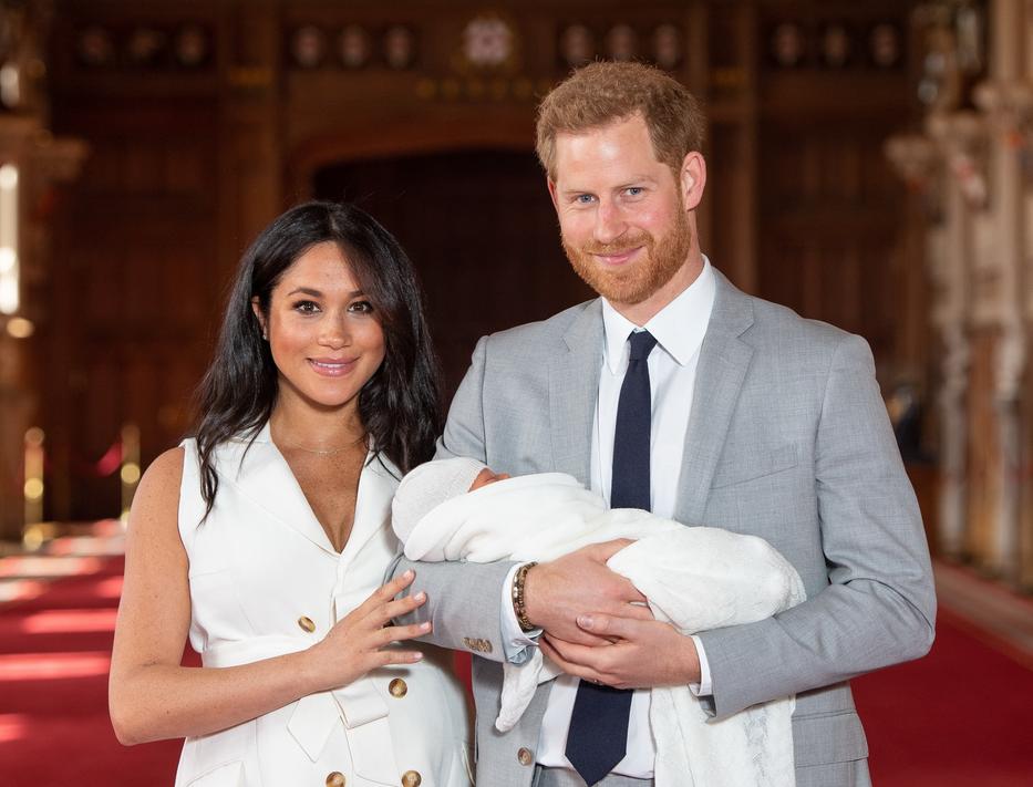 Meghan és Harry fia, Archie tavaly májusban született egy londoni magánkórházban, az első fotók az egész világot bejárták. /Fotó: Getty Images