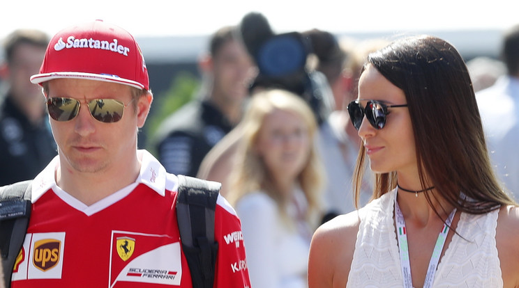 Kimi Räikkönen és felesége, Minttu osztott meg egy videót/Fotó: Fuszek Gábor
