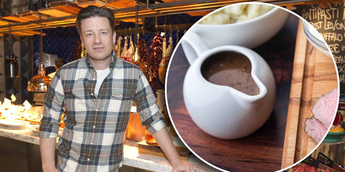 Jamie Oliver poleca pyszny bożonarodzeniowy sos do mięsa.