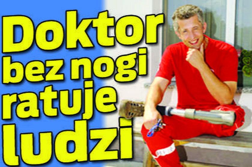 Doktor bez nogi ratuje ludzi