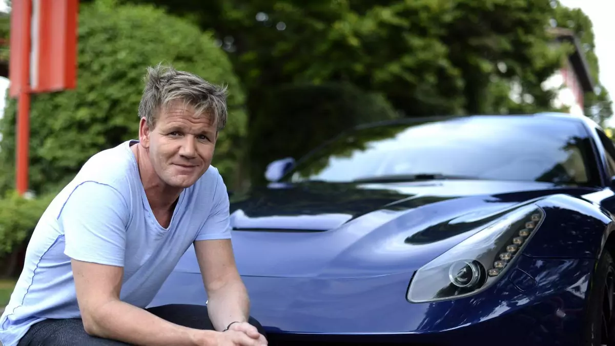 Gordon Ramsay zasmakował w Ferrari