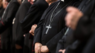 12.10.2017 Lublin . Biskupi podczas zebrania plenarnego Konferencji Episkopatu Polski na Katolickim Uniwersytecie Lubelskim .Fot. Jakub Orzechowski / Agencja Gazeta