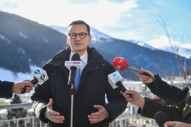 Mateusz Morawiecki w Davos