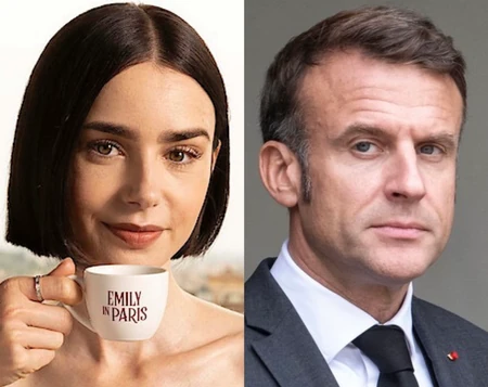 Emanuel Makron, scena iz serije "Emily in Paris"