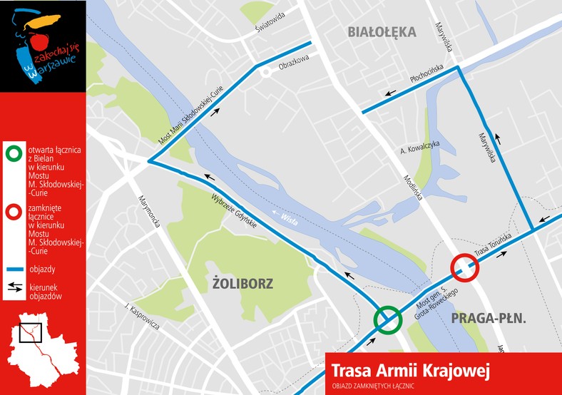 Zmiany Trasy Armii Krajowej