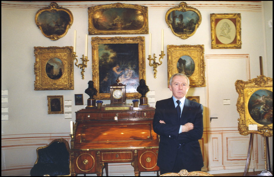 Otwarcie nowej lokalizacji domu aukcyjnego Christie's w Paryżu. 2000 r.