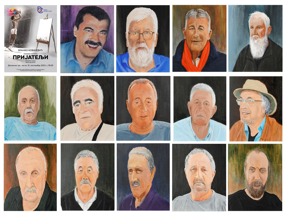 Kolaz portreta Prijatelji