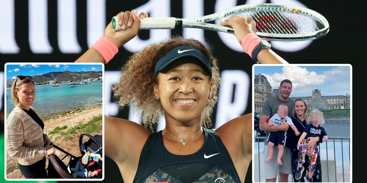 Od lewej: Angelique Kerber, Naomi Osaka i Caroline Wozniacki.