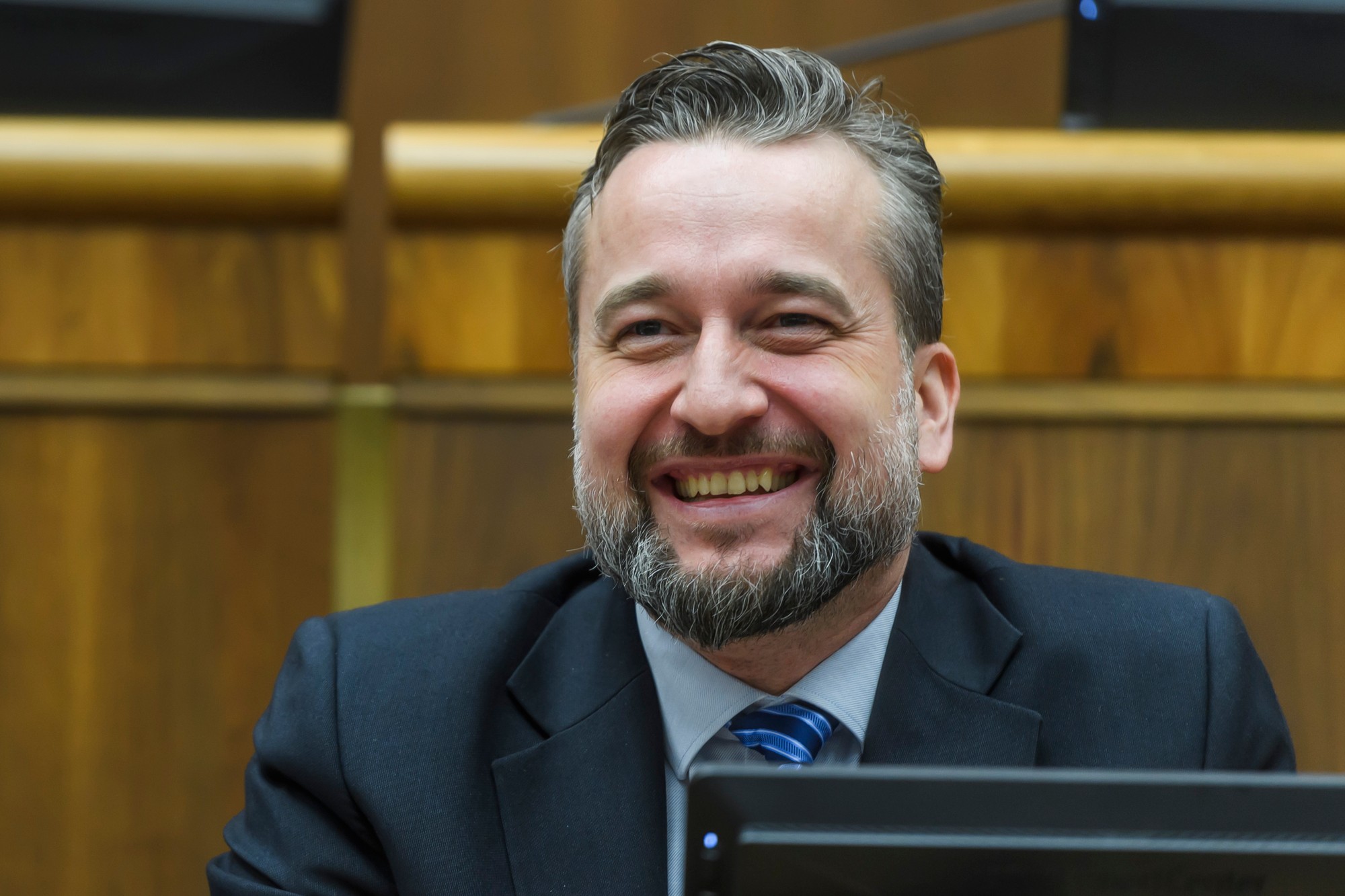 Europoslanec za Smer Ľuboš Blaha.