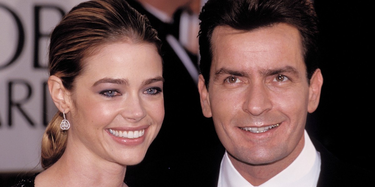 Charlie Sheen wygrał z Denise Richards sprawę o alimenty