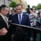 WARSZAWA ANDRZEJ DUDA KWIATY POMORDOWANI W OKRESIE PRL