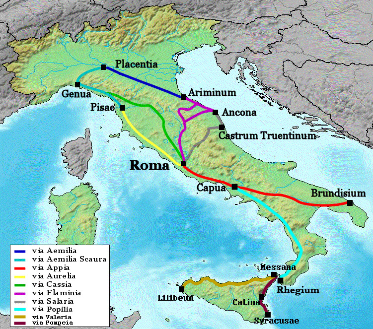 Rzymskie drogi