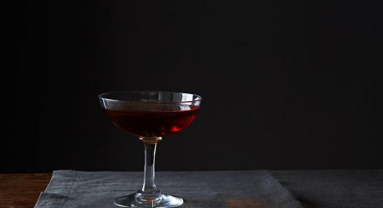 Red hook cocktail