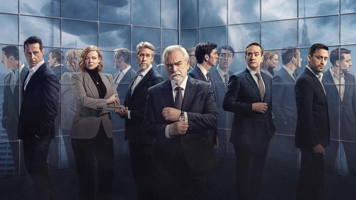 „Sukcesja – amerykański serial telewizyjny emitowany od 3 czerwca 2018 r. przez HBO (kadr z 4. sezonu).