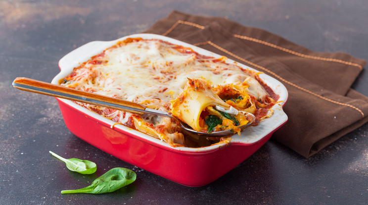 Sütőtökös lasagne. / Illusztráció: Shutterstock