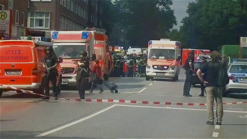 Atak nożownika w Hamburgu. Jedna osoba nie żyje