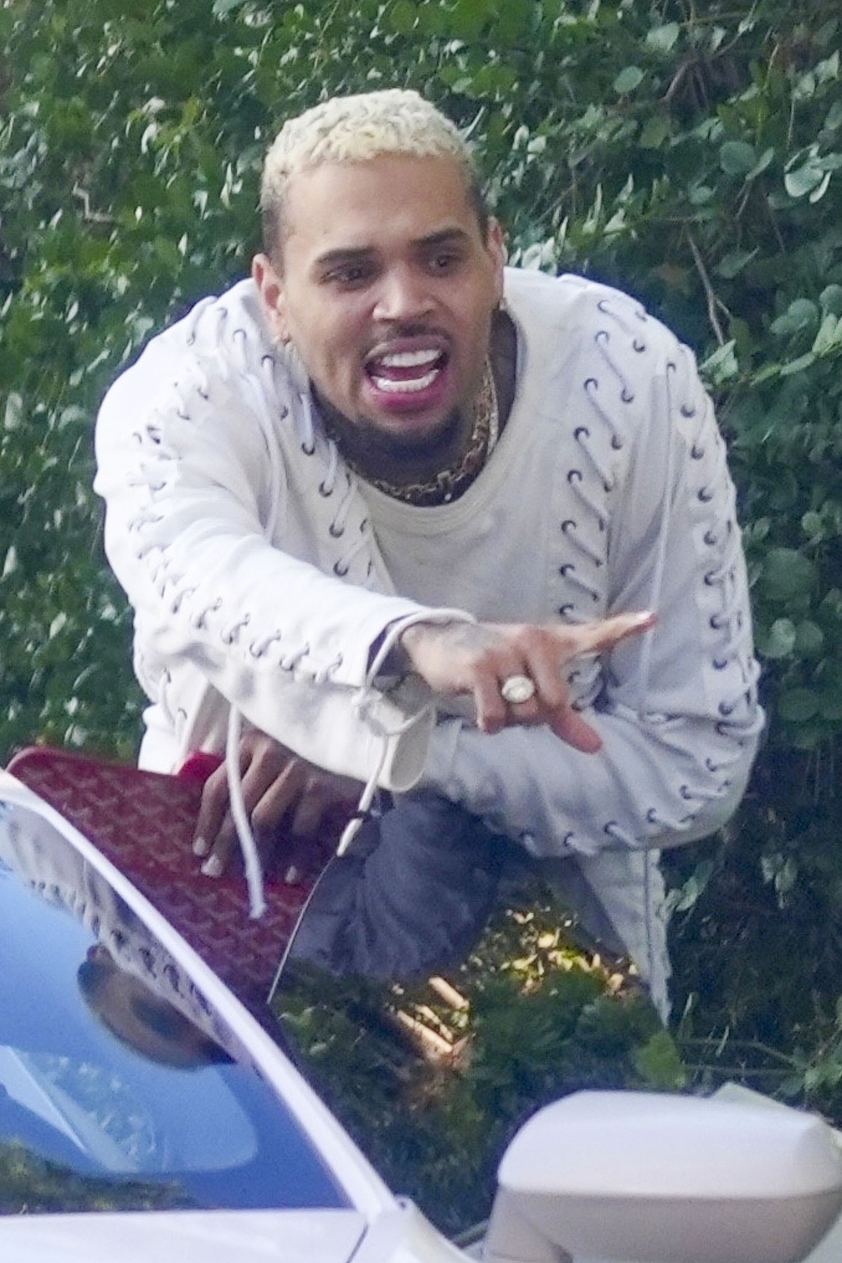 Americký spevák Chris Brown. 