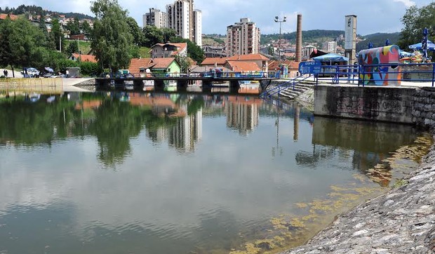 U popodnevnim satima alge dospeju u deo kupališta oko brane