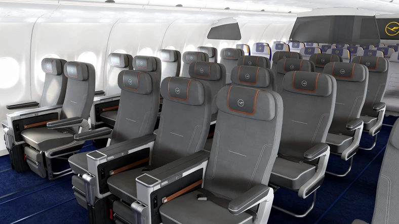 Lufthansa Premium Economy - fotele