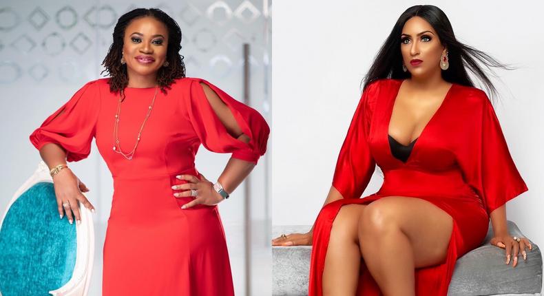 Charlotte Osei and Juliet Ibrahim