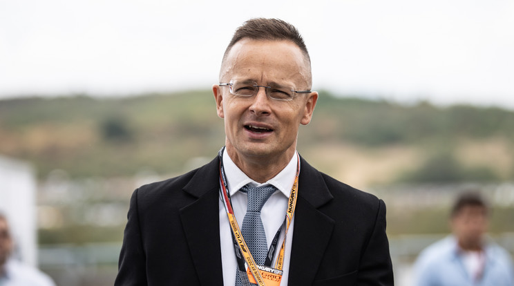Szijjártó Péter miniszter a szlovák döntés kapcsán újra Brüsszel ellen fordult /Fotó:Zsolnai Péter