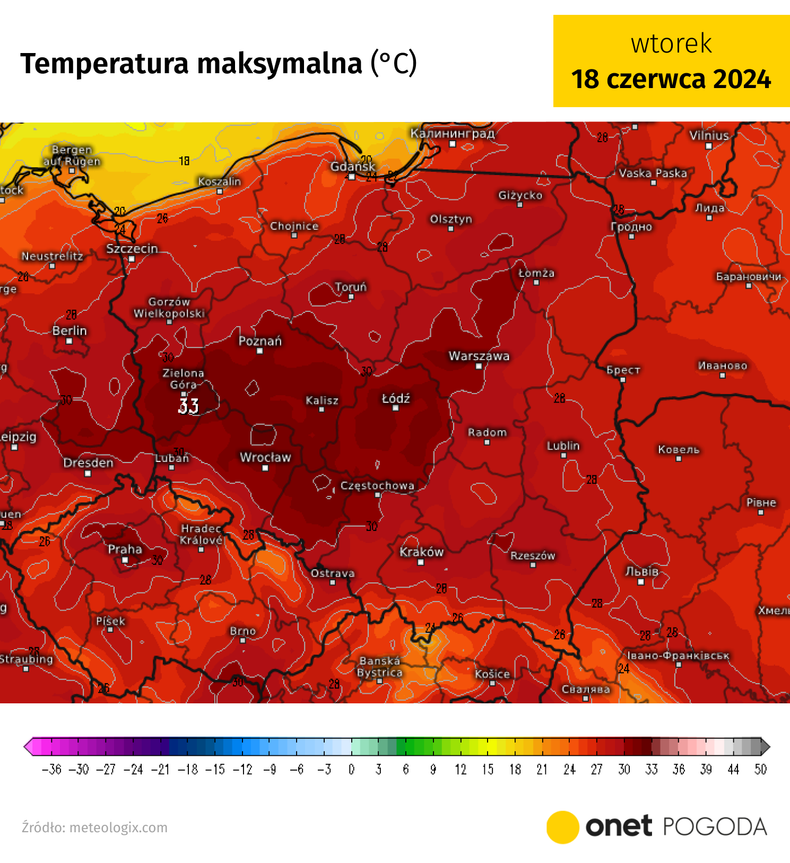 W pierwszej połowie przyszłego tygodnia słupki rtęci zaczną osiągać i przekraczać 30 st. C