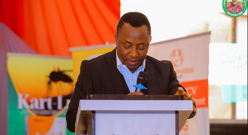  African Action Congress (AAC) Presidential candidate, Omoyele Sowore.