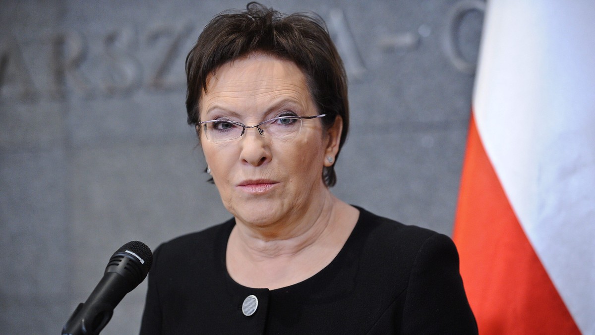 Premier Ewa Kopacz 