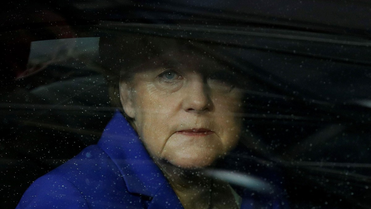 German Chancellor Angela Merkel arrives on the second day of the EU Summit in Brussels, Belgium.