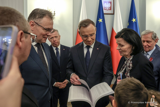 Andrzej Duda i Lidia Kochanowicz-Mańk