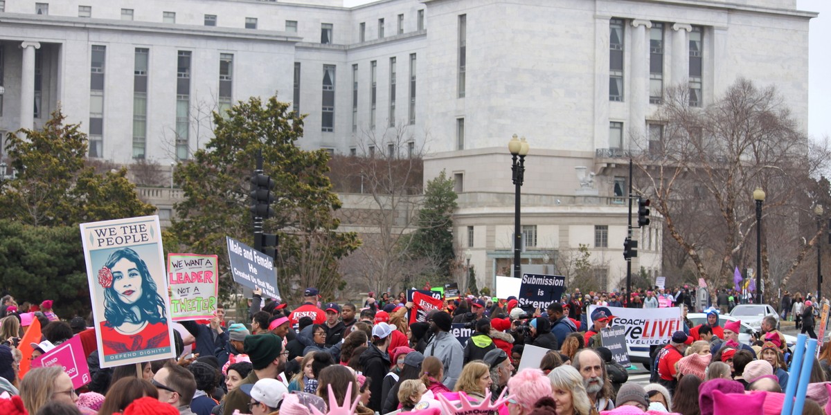 More than 3 million people believed to have protested on the day after Trump's inauguration