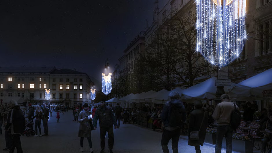 Ozdoby świąteczne w Krakowie